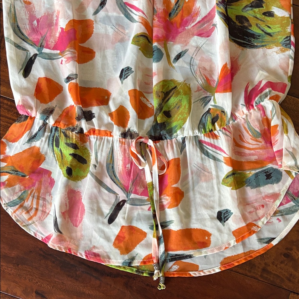 C Brand | Corral Floral Sleeveless Blouse - Picture 3 of 10